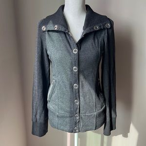 Seductions button down sweatshirt/jacket